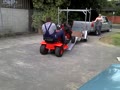 V8 Modified Lawn Mower Video